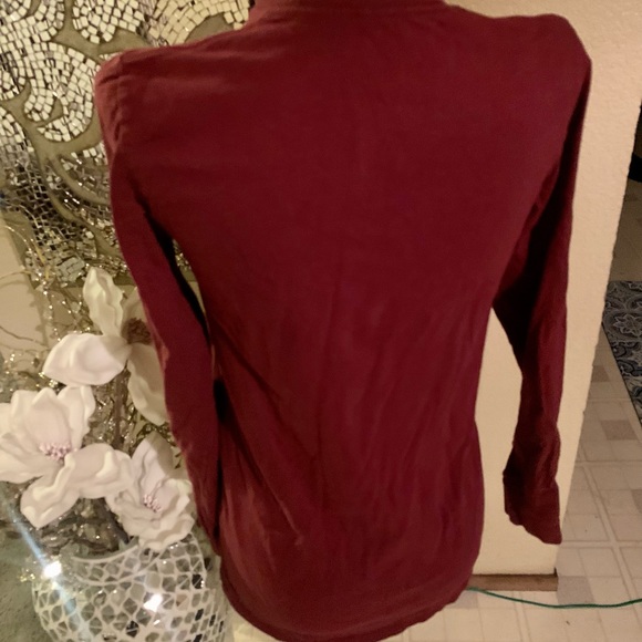 Columbia burgundy long sleeve top small - Picture 2 of 4